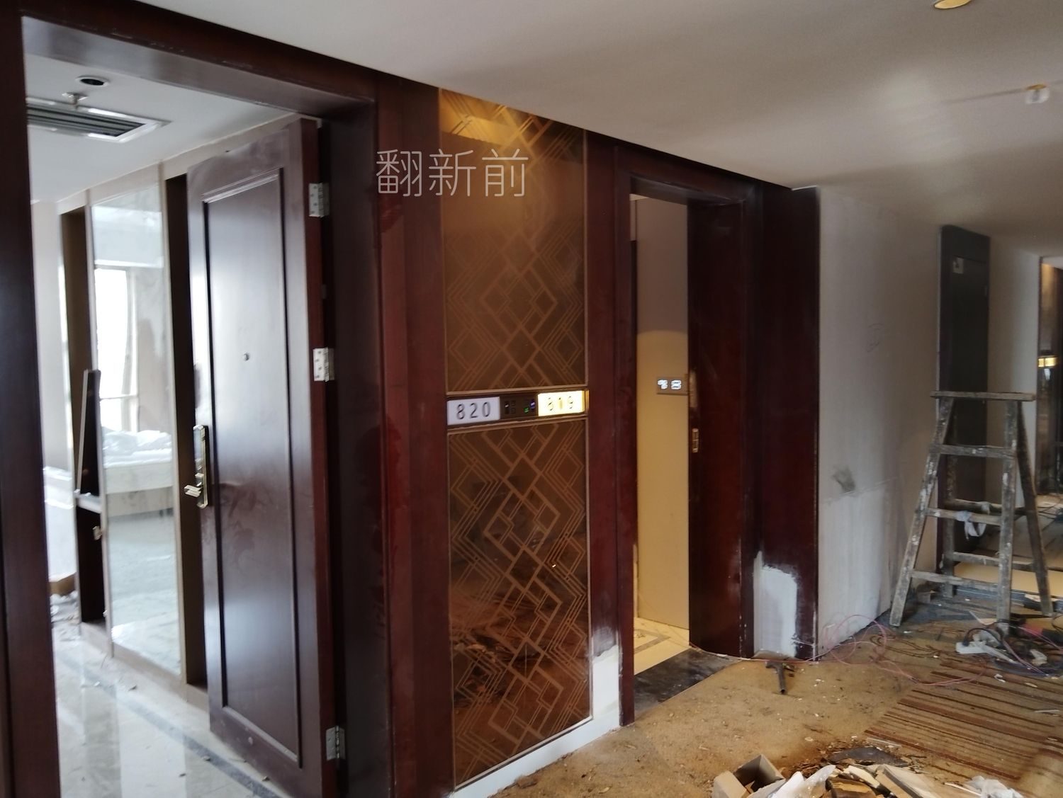 酒店公区翻新后