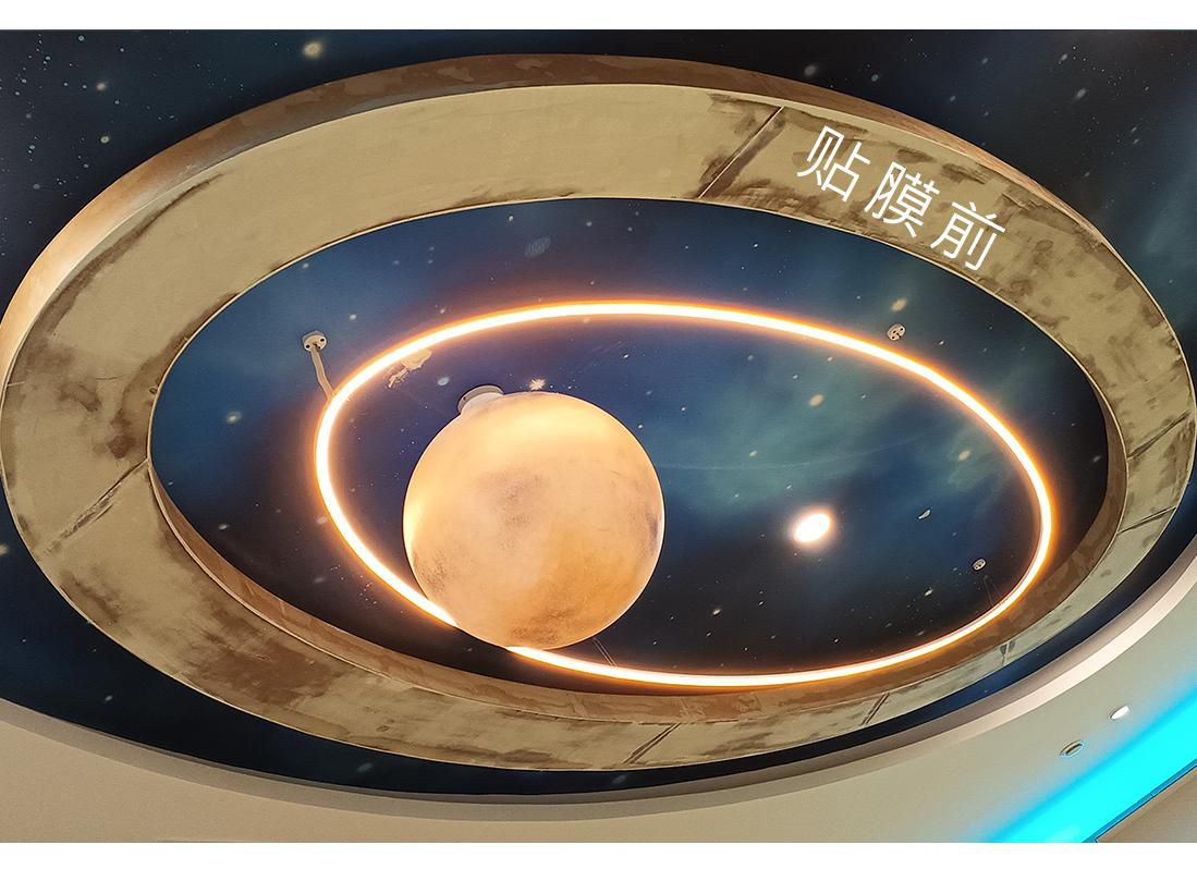 贴膜后